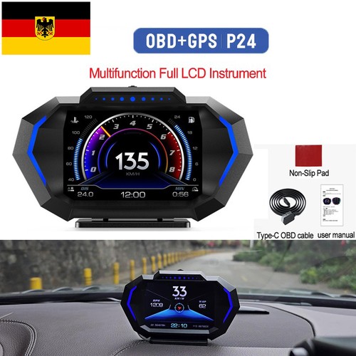 P24 obd2 gps hud - obd2+gps, car