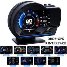 Digital OBD2+GPS HUD
