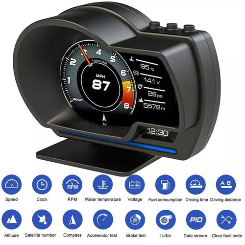 Digital obd2 gps hud - gps,