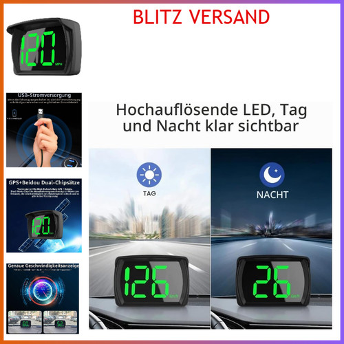 Auto hud tachometer mit - hud,