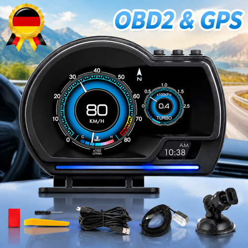 Head display tachometer - display,