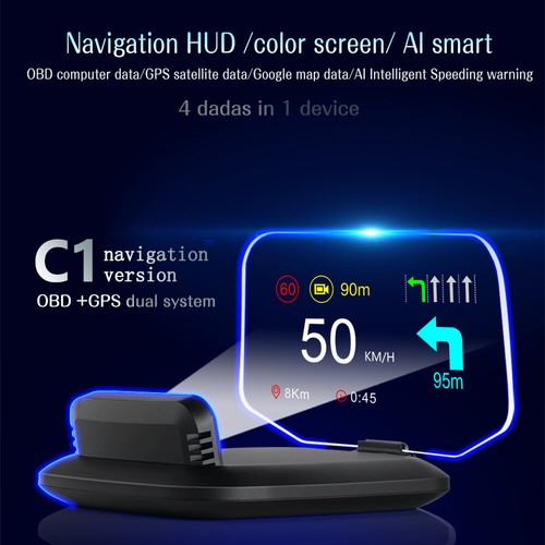 Universal auto gps - obd2, hud