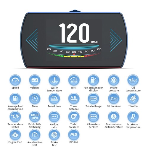 P12 car obd2 head display - car, up