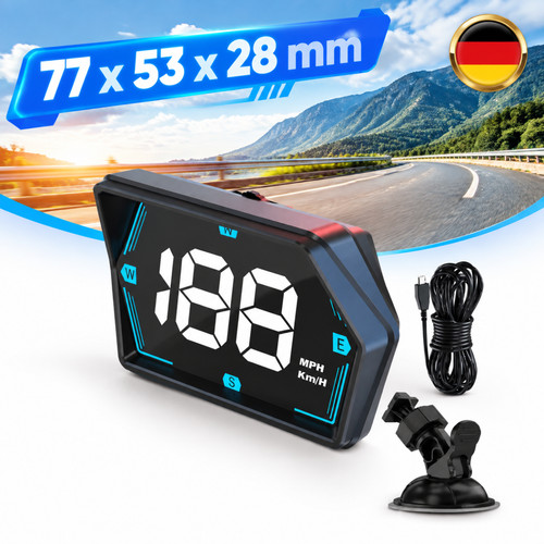 Auto gps hud head display - up,