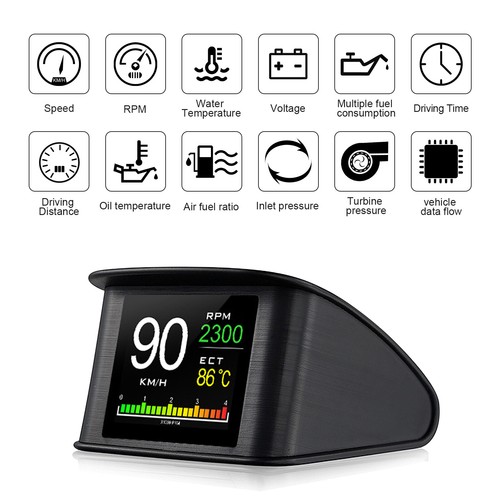 Obd2 digital hud auto head - auto, up
