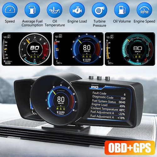 Obd2 gps hud auto - hud, tachometer