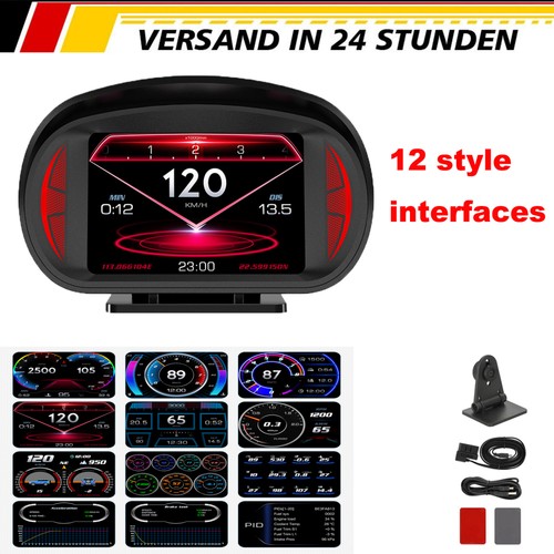Auto kfz hud obd2 gps - obd2, +
